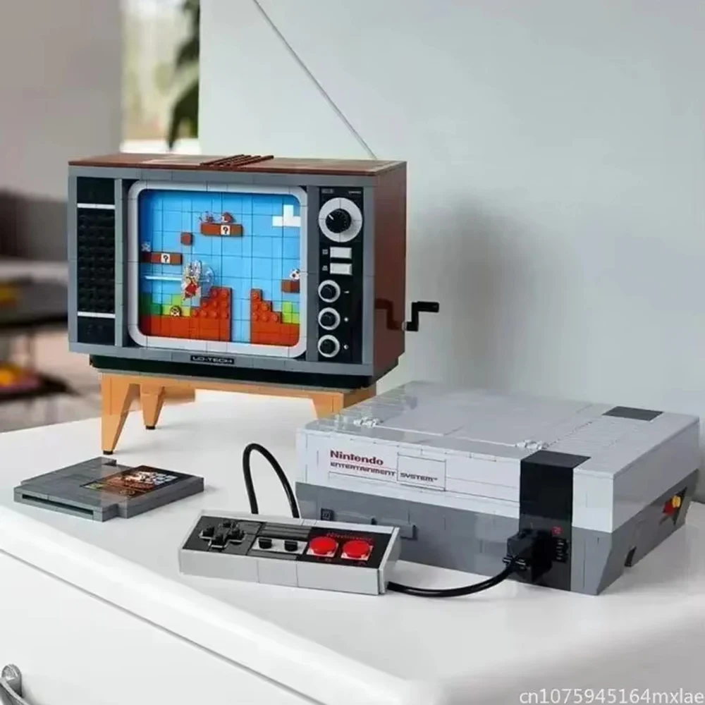 2938PCS Super Marioed NES Nintendo Entertainment System Model Compatible 71374 TV Game Console Kids Toys desktop decoration