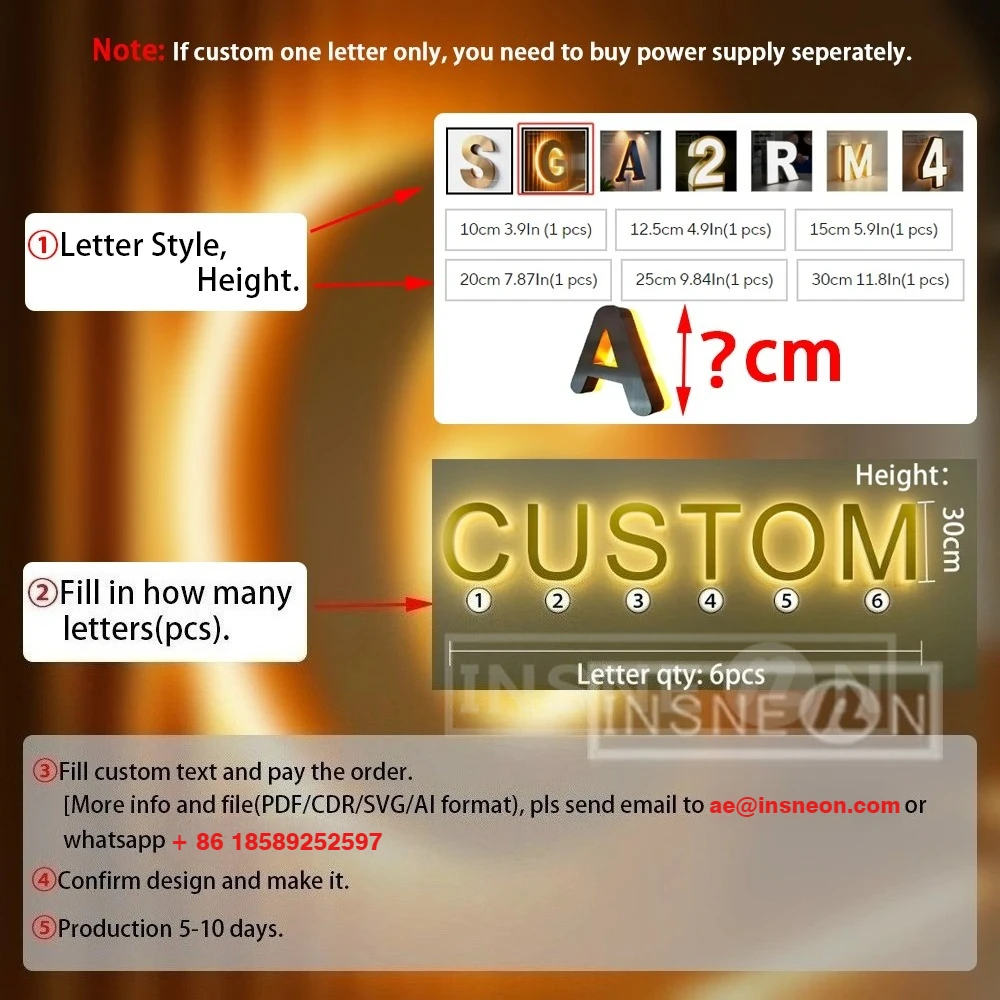 Custom Logo 3D Mirror Acrylic Sign - Illuminated Modern Chic Laser Cut Wall Mounted for Coffee Shop Reception New Business Gift