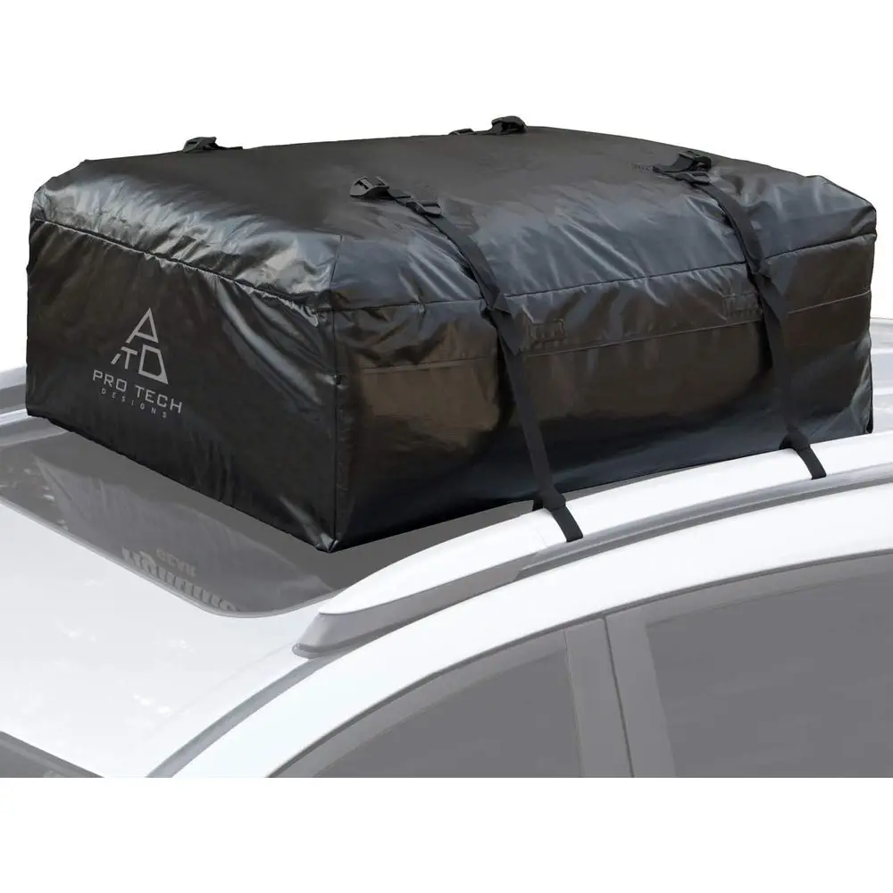 Waterproof Rooftop Cargo Bag, 10 Cubic Feet Vehicle Storage, Fits Cars, SUVs, and Trucks, 36 x 30 x 16