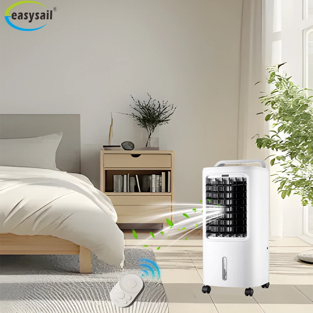 Home Appliances 4L Evaporative Mobile Water Air Cooler With Remote Control
