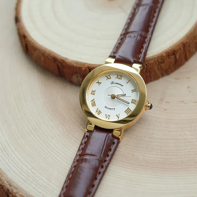 Exquisite Women'S Wristwatch, Small Green Watch, Vintage Steel Strap Watch, Women'S Antique Watch, Women'S Wristwatch.
