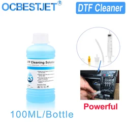 Powerful 100ML DTF Cleaning Liquid For Epson DX6 DX7 DX8 DX9 XP600 TX800 I3200 PrintHead L1800 L800 L805 R1390 1390 Printer