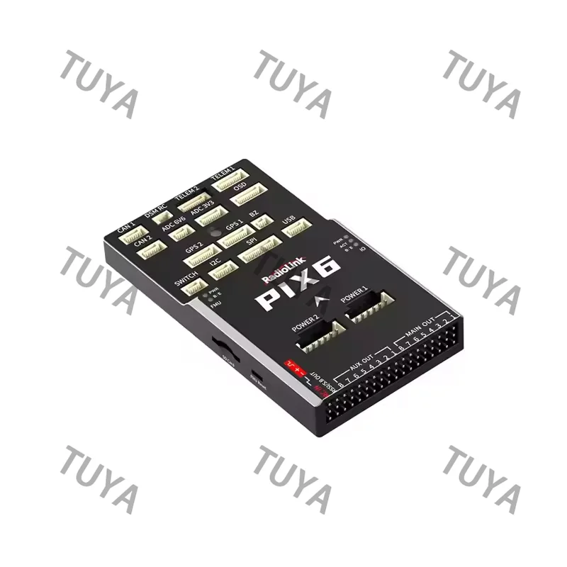 

PIX6 Open-source Flight Controllers for All Models Dual-gyro Built-in Dual GPS OSD Support for Airplane Car Boat