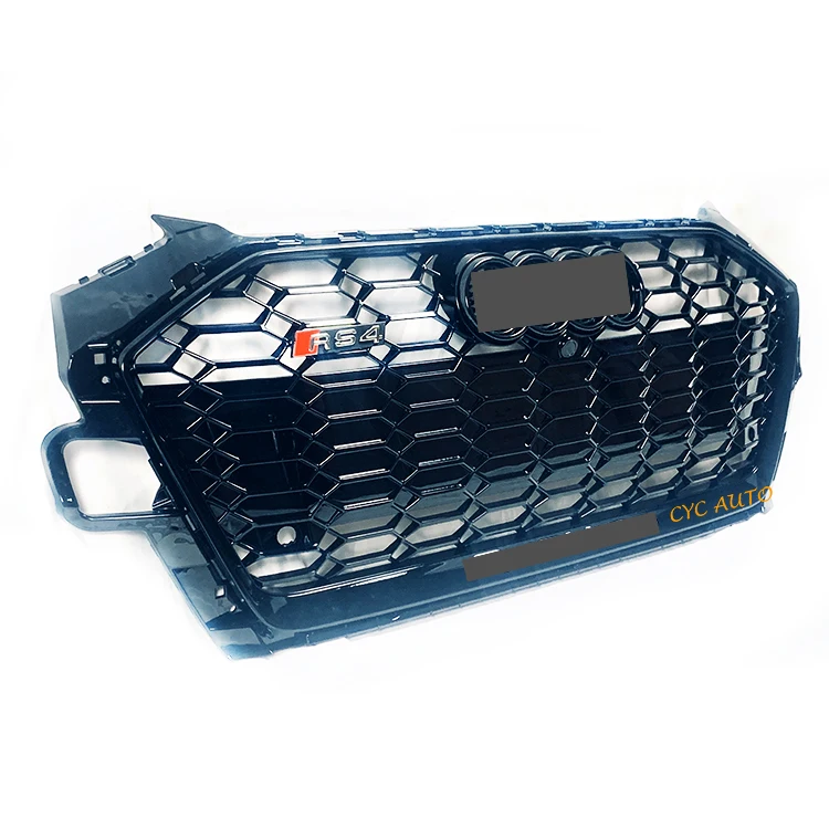 Car A4 Tuning Grille For   Front  Honeycomb Mesh RS4 Radiator 2019 2020 2021