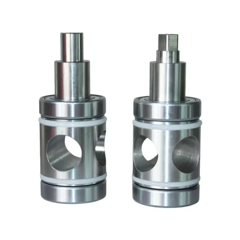 الروتاري صمام الأساسية SS304 غير القابل للصدأ بوابة التحول الأسطوانة من ماكينة تعبئة معجون DN25/38 SHENLIN