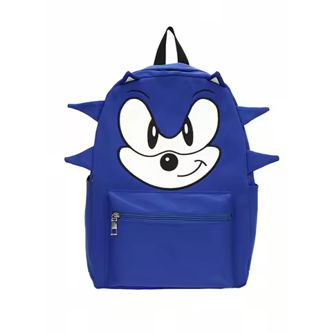 Sonic mesh hat with flat brim, summer solid color simple baseball hat for men and women