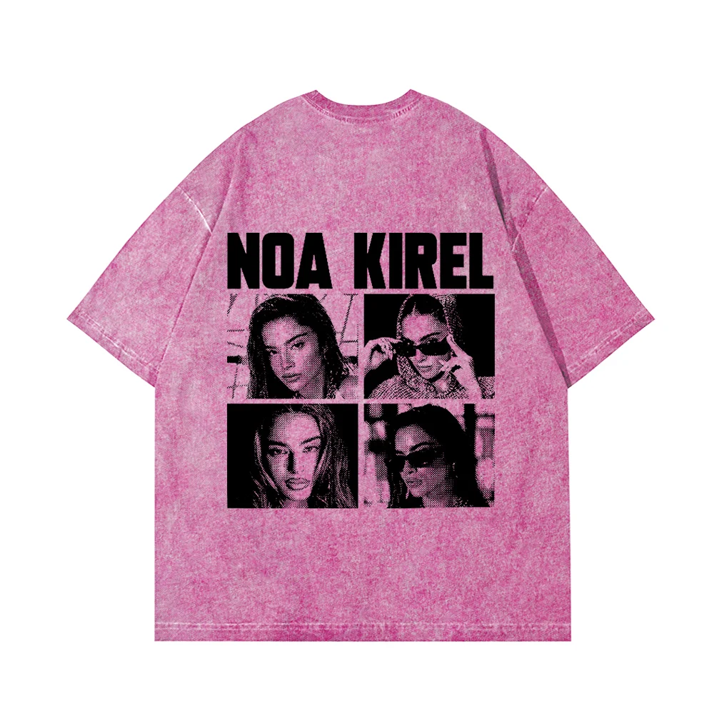 

Noa Kirel Merch Cotton T-Shirt Round Neck Short Sleeved Casual Man/Woman Streetwear Casual Clothes graphic t shirts