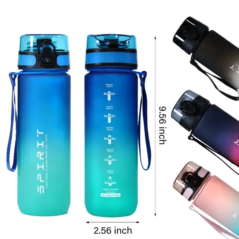 MINISO Q Version Detective Conan Children's Water Cup 1000ML Outdoor Sports Plastic Water Bottle Bullet Cover Leakproof Handheld