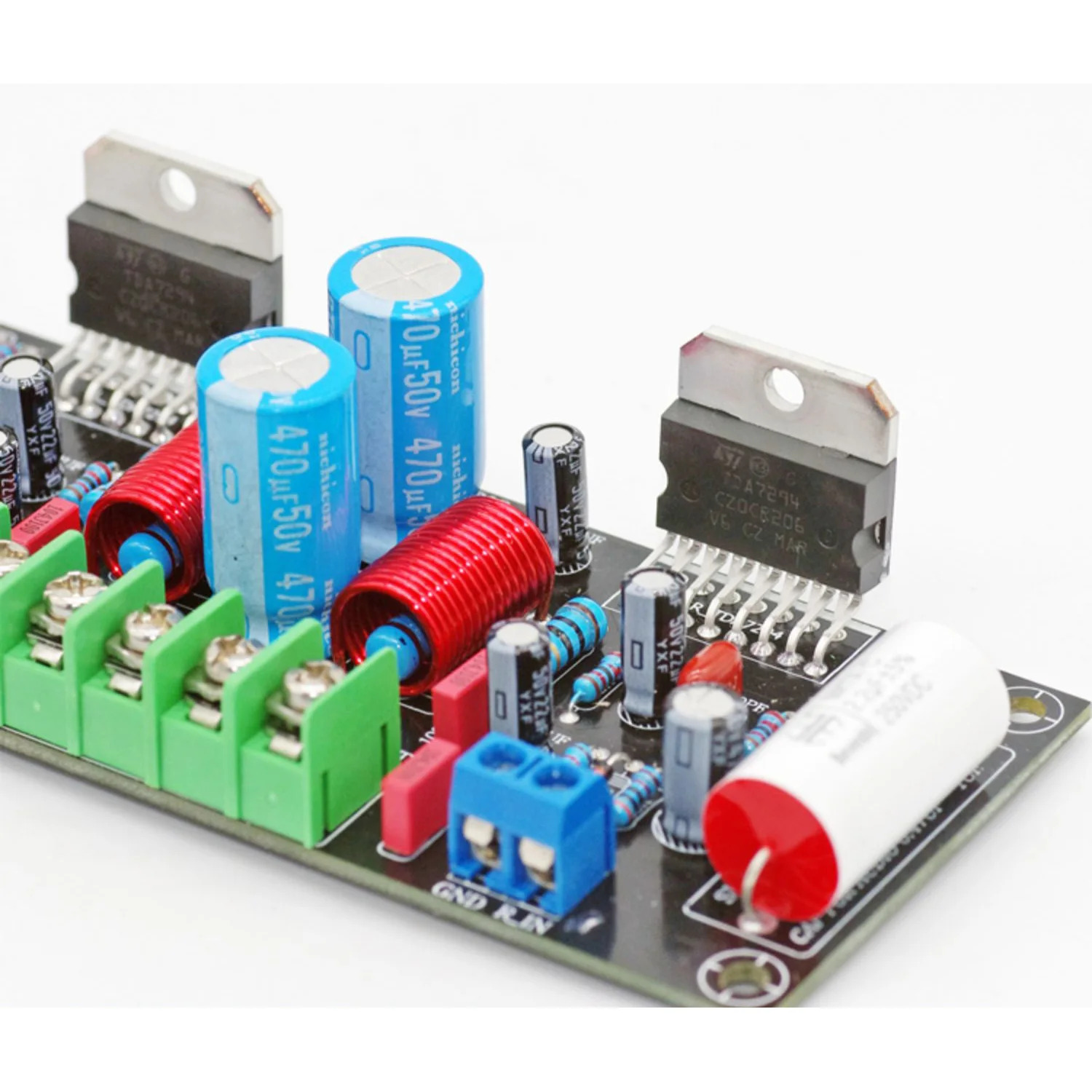 100Wx2 TDA7294 Digital Power Amplifier Board 7294 200W Dual-Channel HIFI Stereo Audio Amplifier Amp Module DIY Sound Mill