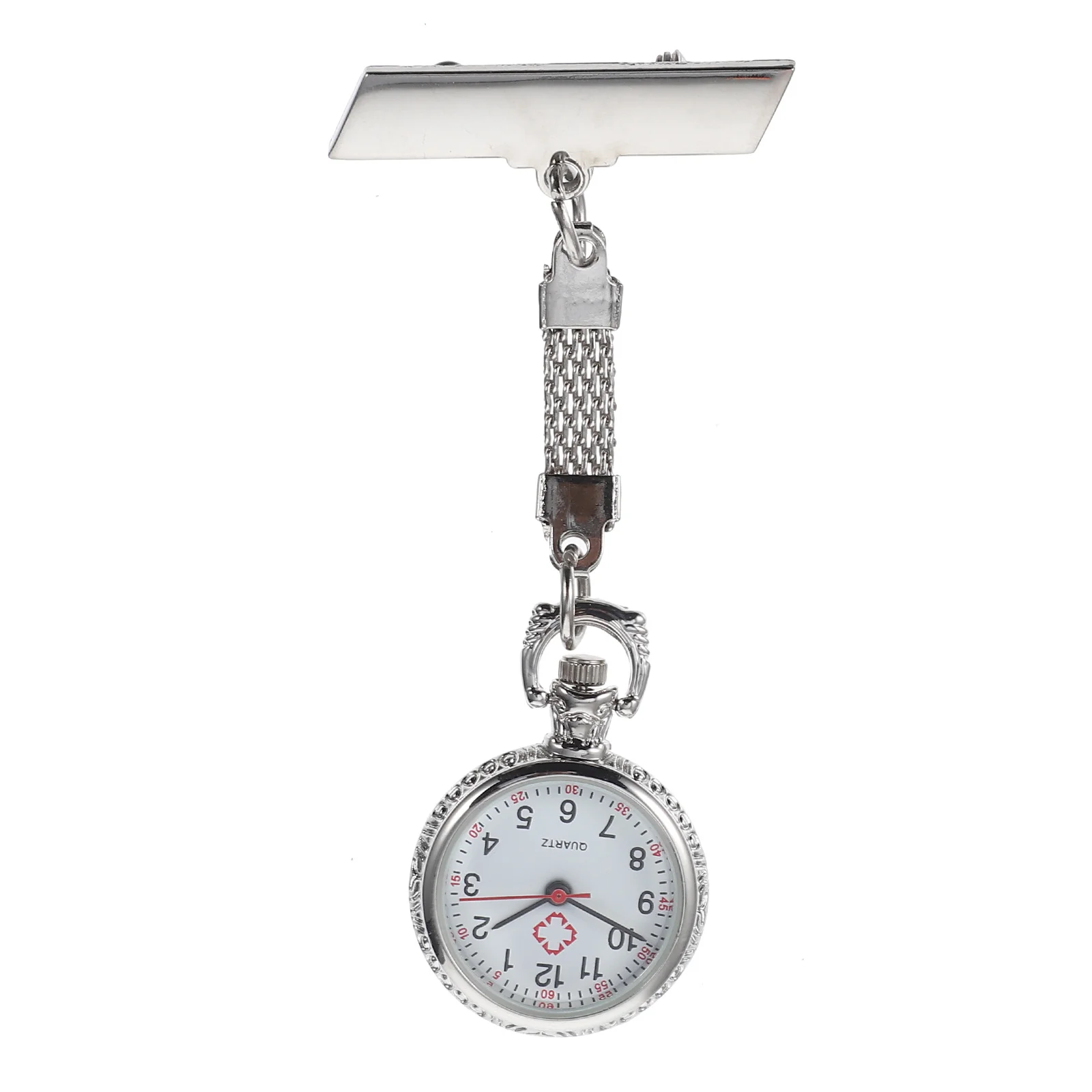 1 قطعة جيب ممرضة المحمولة معلقة فوب للنساء التمريض الطلاب الطبية التمريض ساعة جيب الموظفين موضة الممرضات ساعة