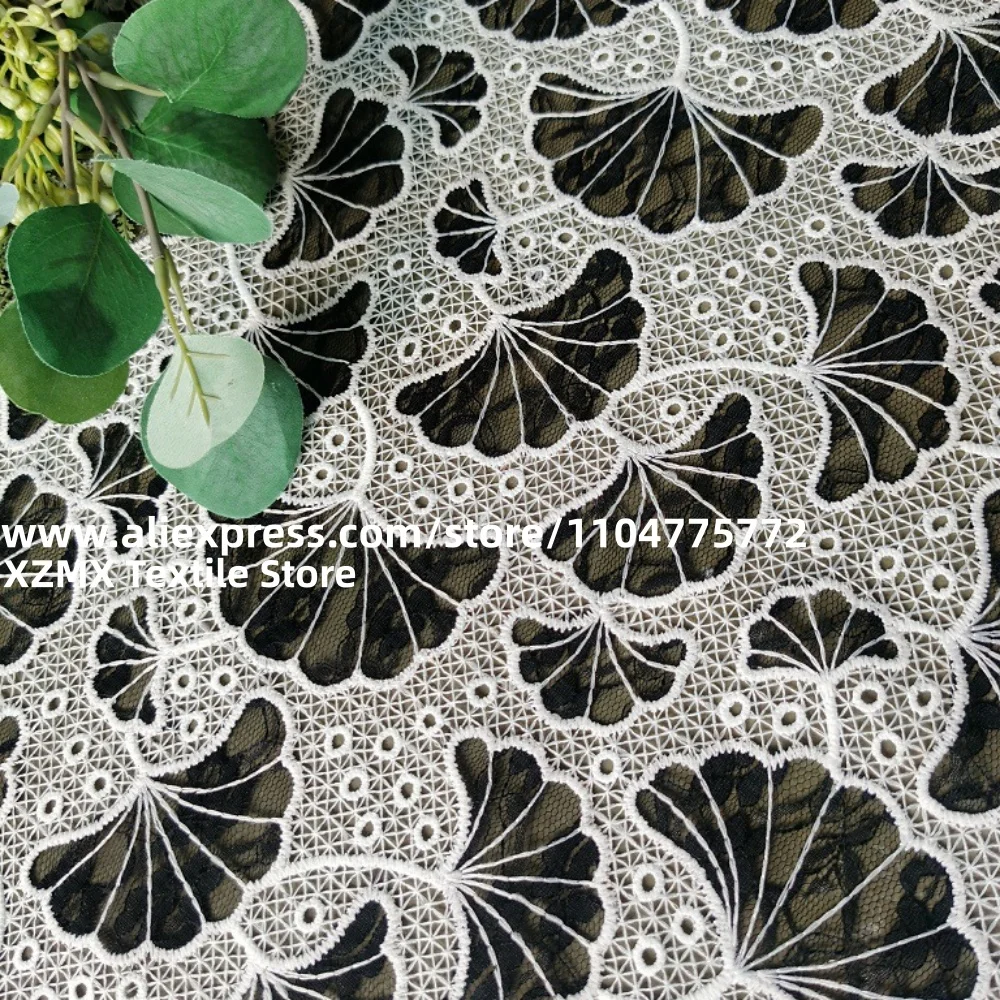 ginkgo-leaf-pattern-water-soluble-lace-fabric-hollow-embroidery-cloth-for-women-dress-wedding-garment-diy-sewing-decor