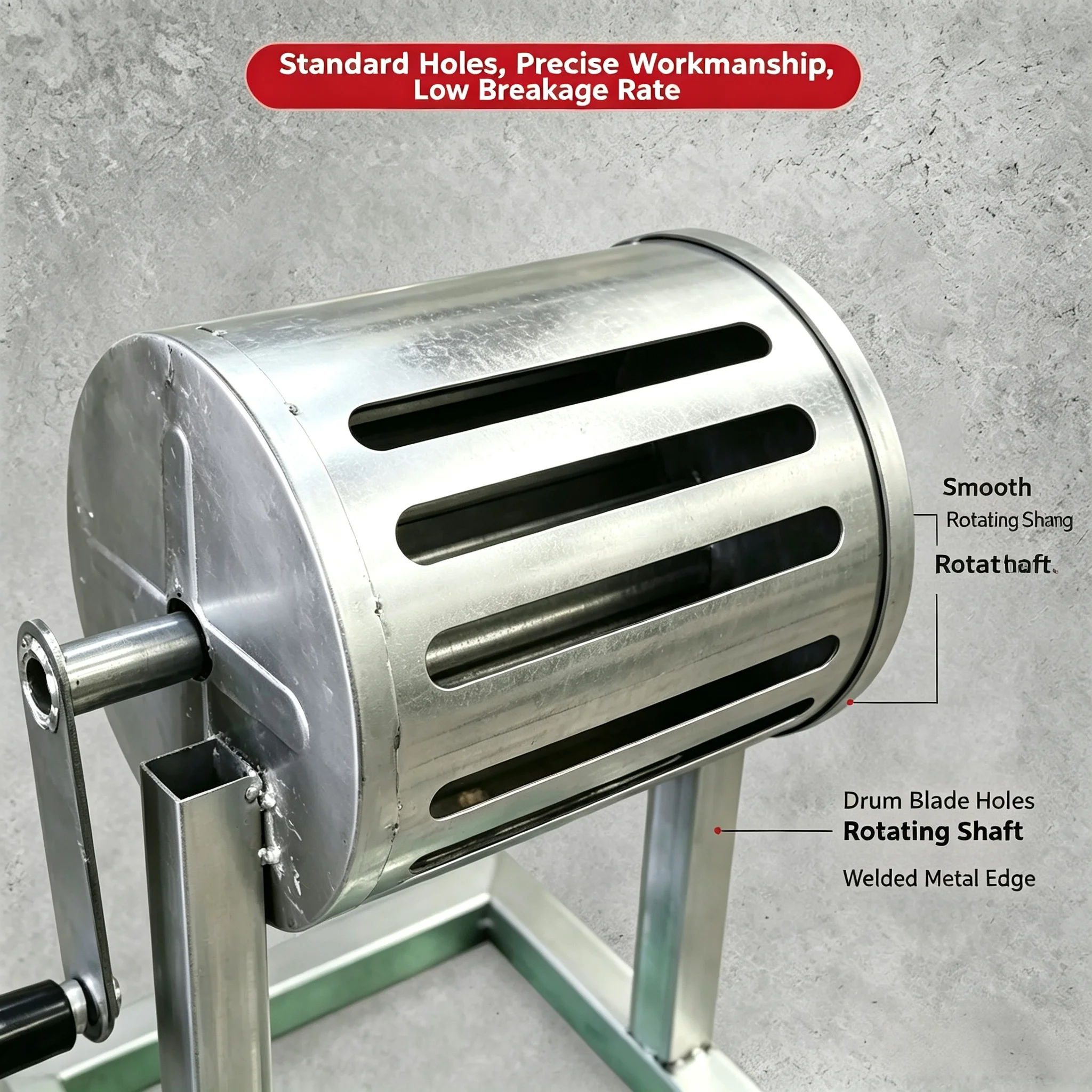 Household Hand-crank Peanut Thresher, Mini Peanut Shelling Tool, Easy-to-use Shell Breaker