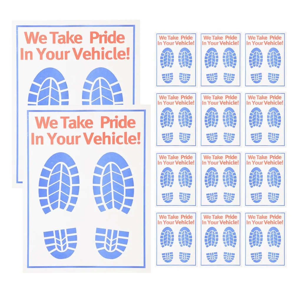 

60 шт. одноразовых бумажных ковриков для автомобиля, защита для ног, идеально для чистоты салона авто, подходит для ремонта и детейлинга автомобилей