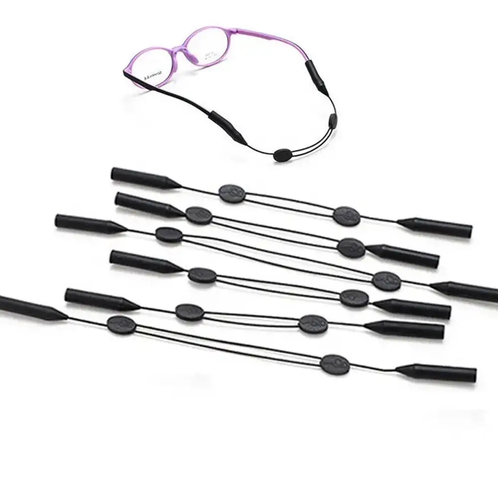 25-40cm Universal Adjustable Eyewear Retainer Fit Sports Unisex Round-Head Strap Safety Glasses Holder Retainer Sunglasses X6O3