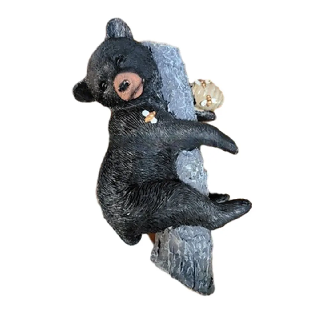 Non-toxic Mini Statue Bear Eco-friendly And Safe For Home Decor No Burr Garden Yard Decoration Bear