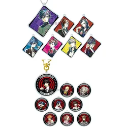 Anime Keychain Figure Doll Narukami Yu Yuki Makoto Shiomi Kotone Amamiya Ren Morgana Acrylic Keyring Pendant for Gift