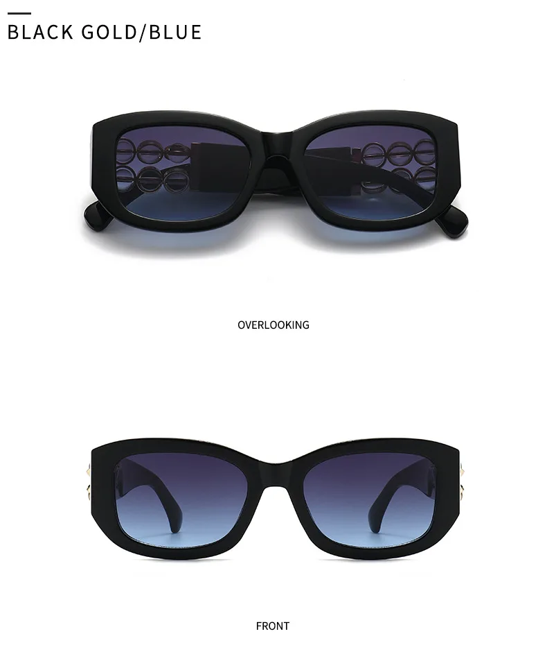 Damen-Sonnenbrille, modische Cat-Eye-Sonnenbrille, großer Rahmen, lila Farbverlauf, Damenbrille, Sonnenbrille für Damen – Detail 13