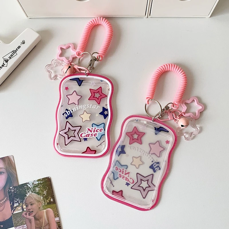 INS Kpop حامل بطاقات الصور المعبود بطاقات الأكمام Kpop صور بطاقات حامي حقيبة الظهر معلقة قلادة المفاتيح غطاء بطاقة #3