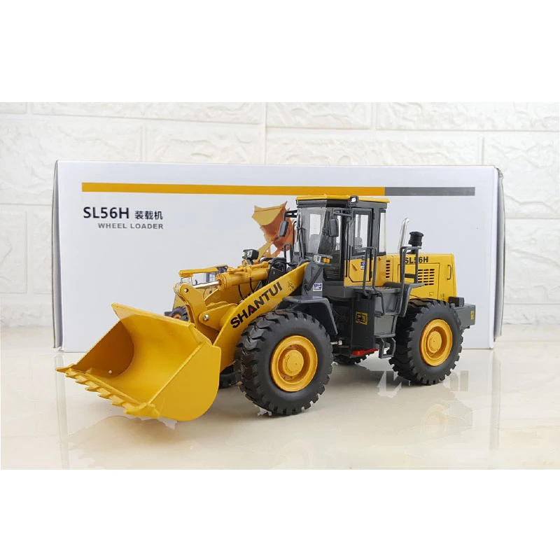 1:35 Scale Shantui Loader SL56H Forklift Diecast Alloy Model Ornaments Gift