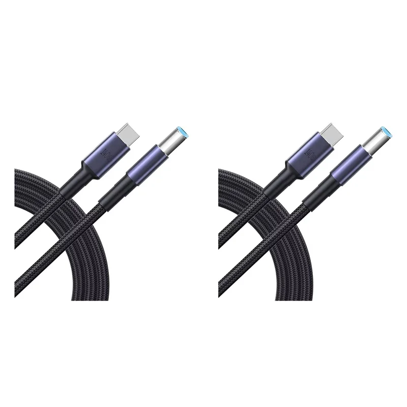 Cable de alimentación diario 2X para Starlink Mini tipo C a CC, compatible con Cable de carga USB C de 140W para Starlink y banco de energía móvil de 180Cm