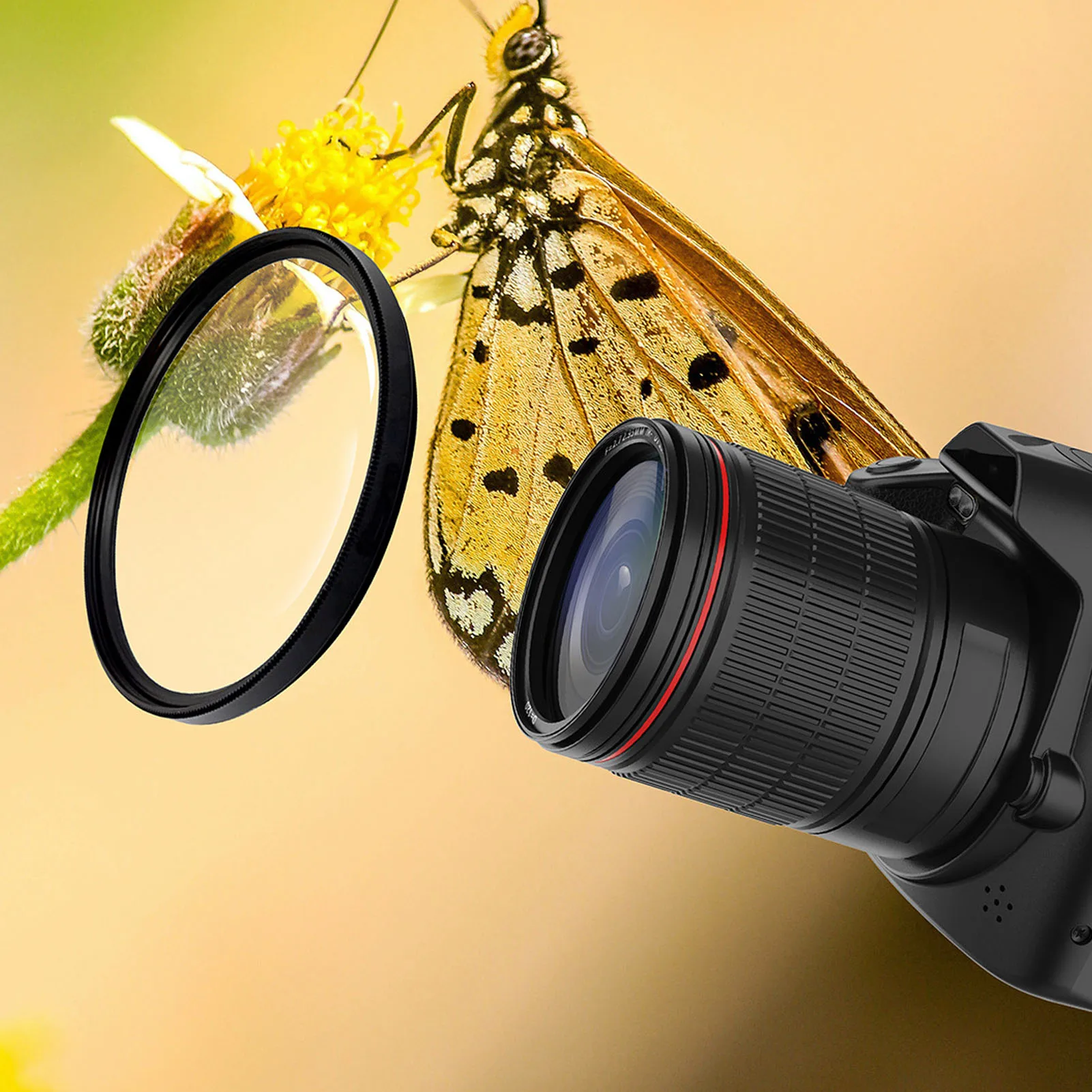 كاميرا رقمية للتصوير الفوتوغرافي والفيديو ، شاشة ملونة ، كاميرا رقمية عالية الدقة للتدوين ، IPS ، 4K ، 64 ميجابكسل ، تكبير رقمي 16 × ، 3 بوصة