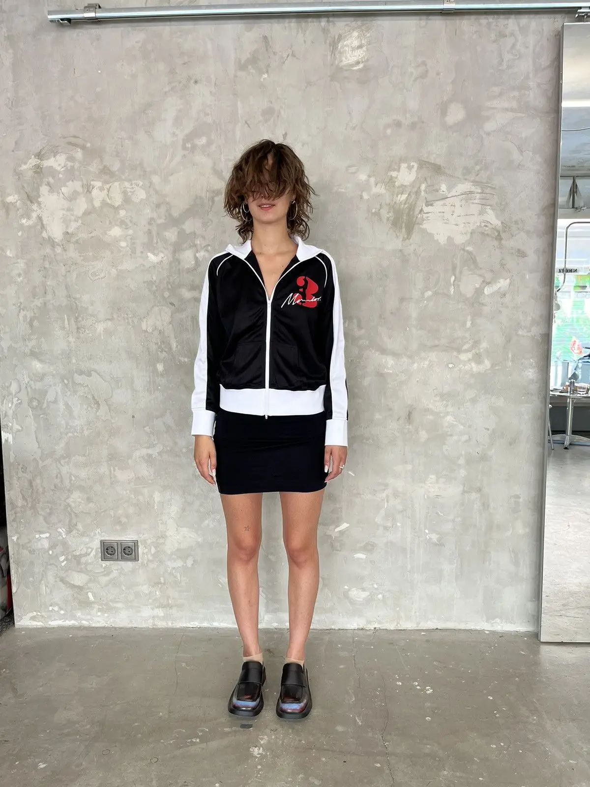 New Type 3 Letter Printed Pattern Men's and Women's Spring and Autumn Loose Stripe Design Casual Jacket