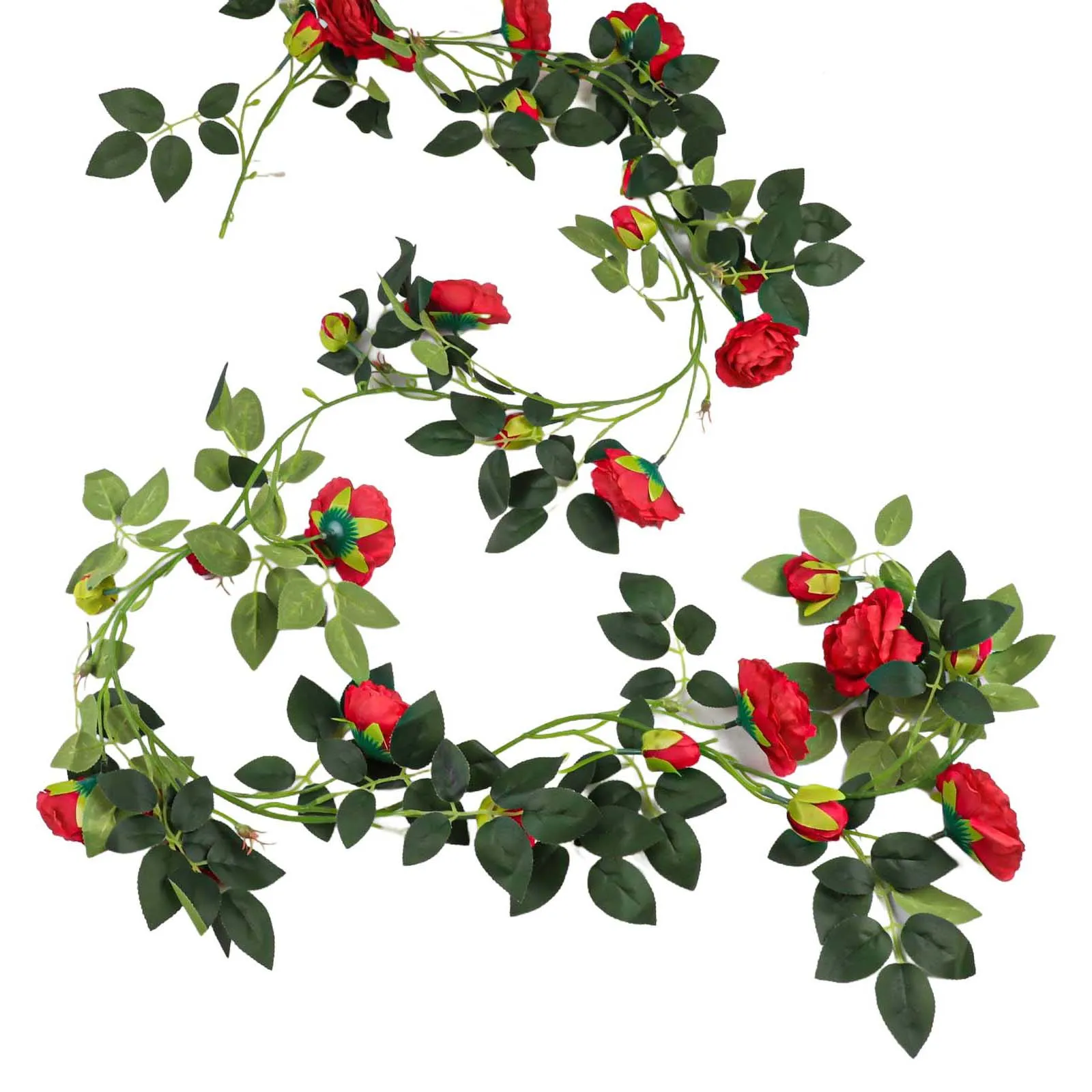 

Синие искусственные пионовые гирлянды, яркие искусственные цветы для дома, искусственные цветы, простая установка, гибкая длина.