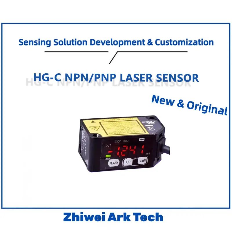 

Panasonic HG-C Series Laser Displacement Sensor, NPN/PNP, 0.002mm Precision, 30-400mm Range, IP67, for Industrial Automation