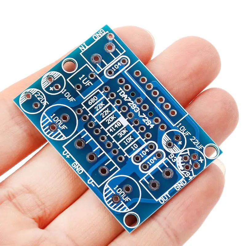 Mono Canal Amplificador Board Circuito, PCB Bare Board, TDA7293, TDA7294, Novo, 2023