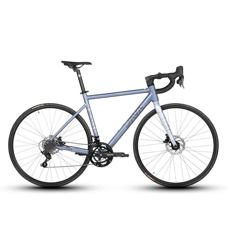 

Шоссейный велосипед JAVA RAPIDA Pony LTWOO 2*7S, гидравлический дисковый тормоз с ручным управлением, руль из алюминиевого сплава 700C, шоссейный велосипед