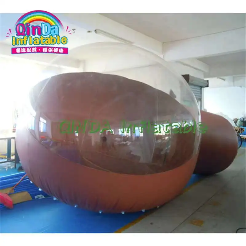 Aufblasbare Blasen-Hotelzimmer aus PVC, transparentes aufblasbares Blasenmode-Zelt, aufblasbare klare Blasen für Hotels