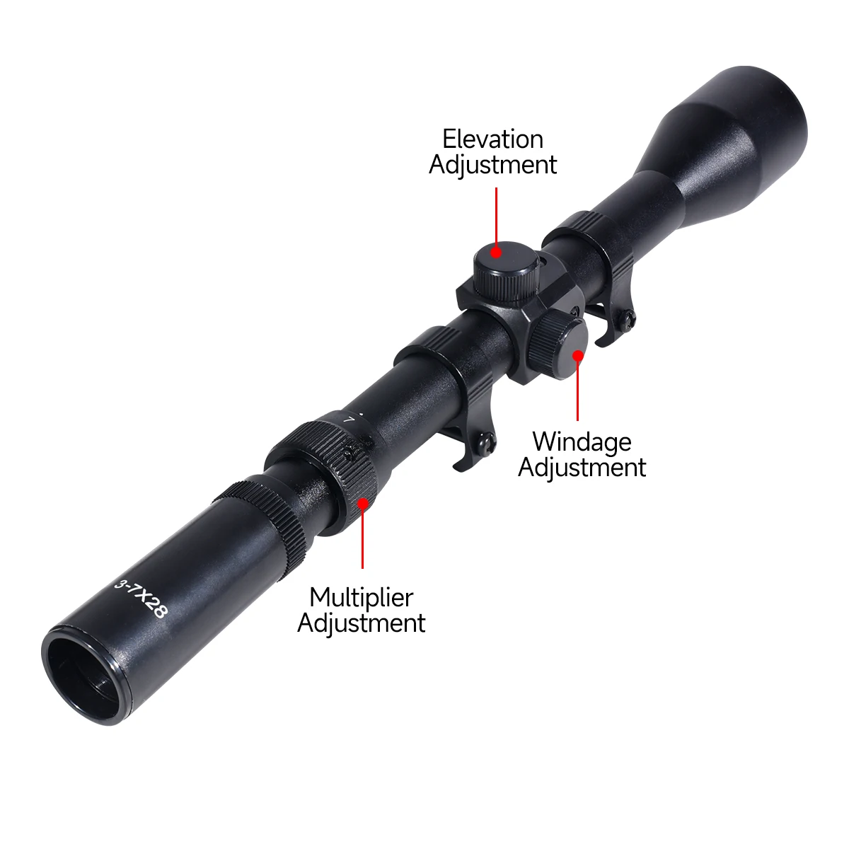 الصيد Riflescope 4x20/4x28/3-7x20/3-7x28 Crosshair البصريات البصر بندقية نطاق الادسنس بندقية الصيد نطاق ل 11 مللي متر تتوافق السكك الحديدية