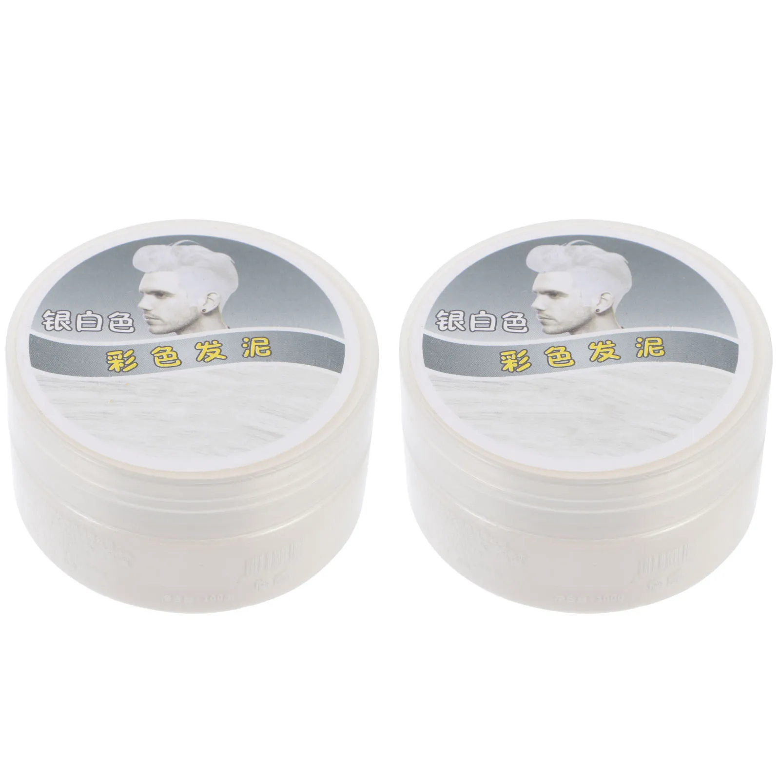 

2Pcs Temporary Hair Coloring Wax Styling and Coloring At Same Time Plant Extracts No Scalp Irritation Hair Dye Wax