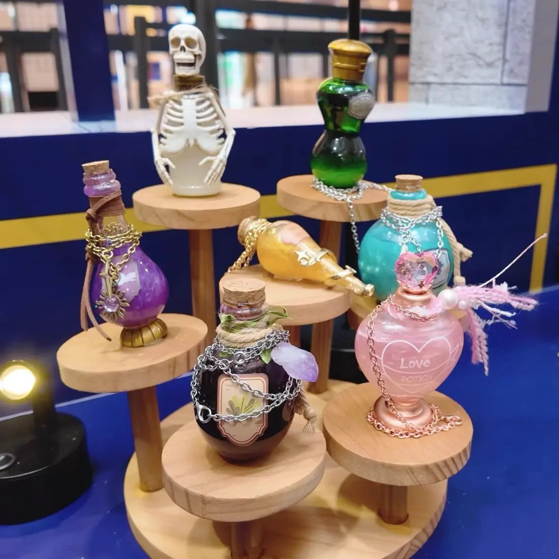 Nueva caja ciega de poción Original de Harry Potter, borradores mágicos, botellas de poción Skele-Gro Felix Felicis, regalos de adorno de amor Veritaserum
