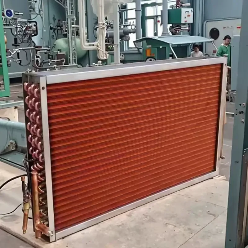 Direct Manufacturer's Customized Radiator Panel Cool Fan Engine Red Copper Brass Aluminum New Condition Heat Exchanger Cooler
