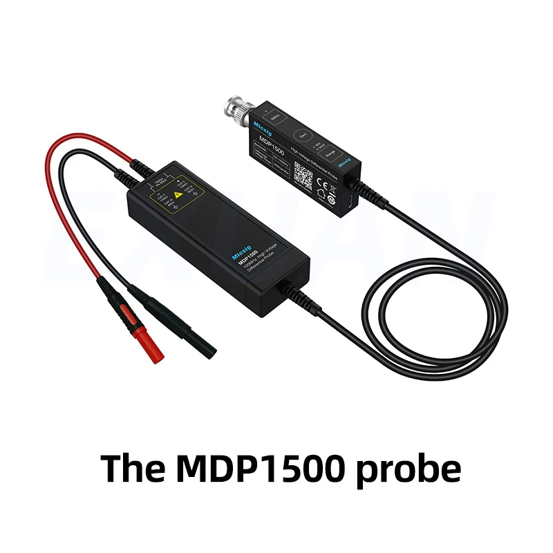 MDP1500 High-voltage Differential Probe 100MHz Oscilloscope Probe BNC Low Noise Floor Common Mode ±1500V Test Voltage Signals