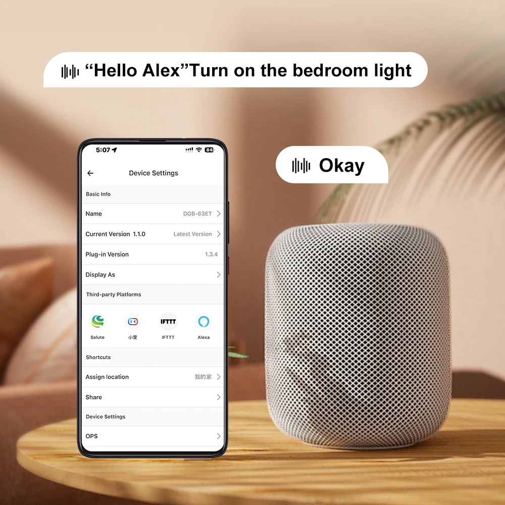 eWeLink DGB-63E Smart Circuit Breaker 1P+N WiFi Remote Voice Control Home Metering Voltage Current Protector Timer Relay Switch