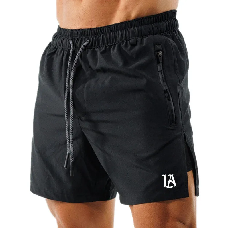 

Fitness New Summer Trend Four-sided Quick-drying Sports Shorts Outdoor Running Cycling Breathable Double-layer Shorts For Men