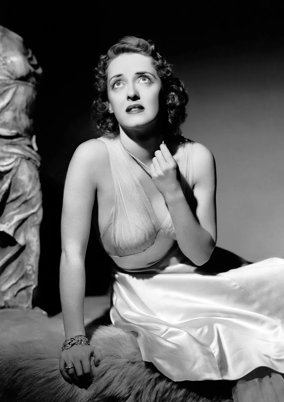 Bette Davis Monochrome Photo Print Poster Wall Art Rome Decoration