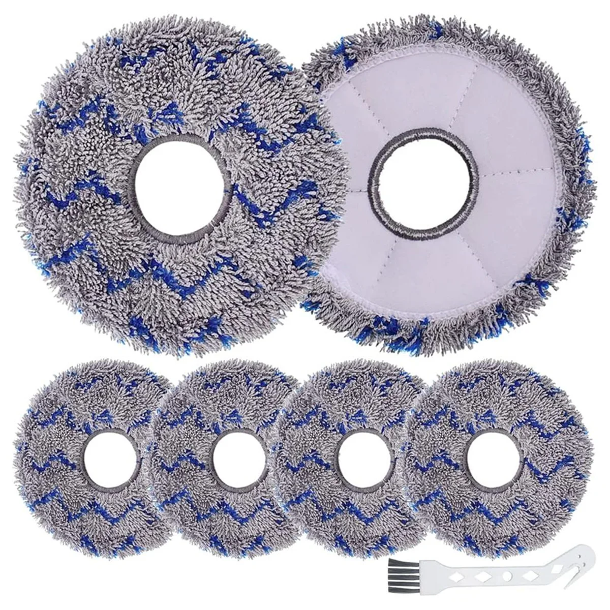 A61T-Mop Pads Replacement Parts for Ecovacs Deebot X1 OMNI/ X1 Turbo Robot Vacuum Cleaner Accessories Cleaning Cloth Wipes