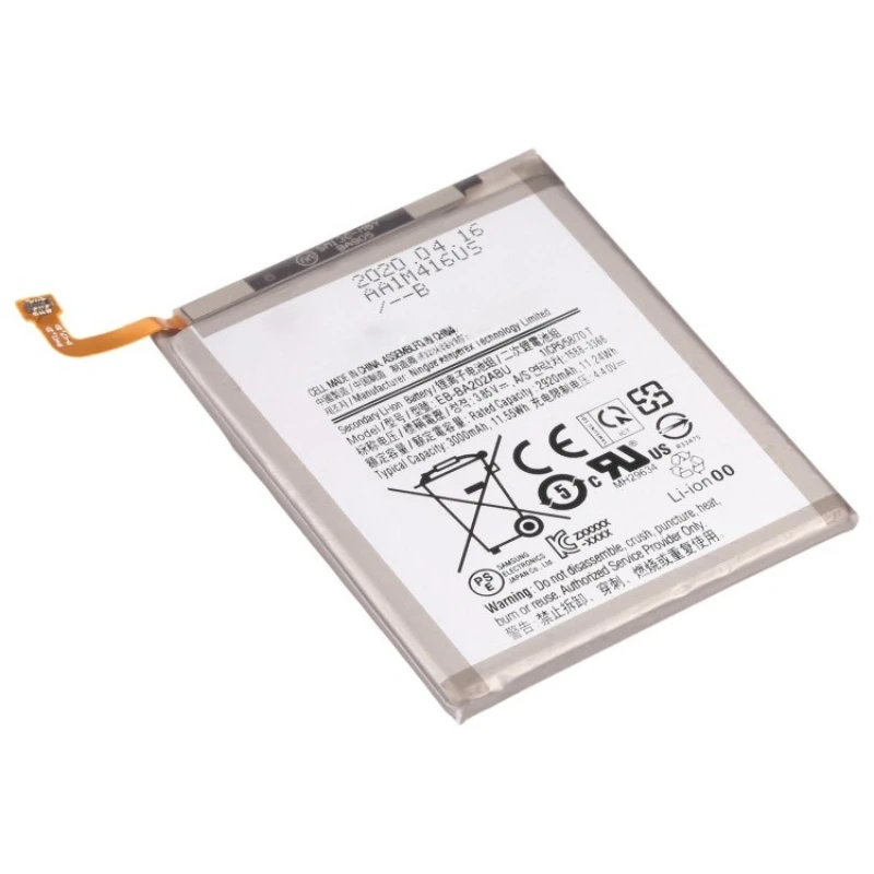 แบตเตอรี่สำหรับ Samsung Galaxy A20E (A202F) รุ่น EB-BA202ABU ความจุ 3000 mAh