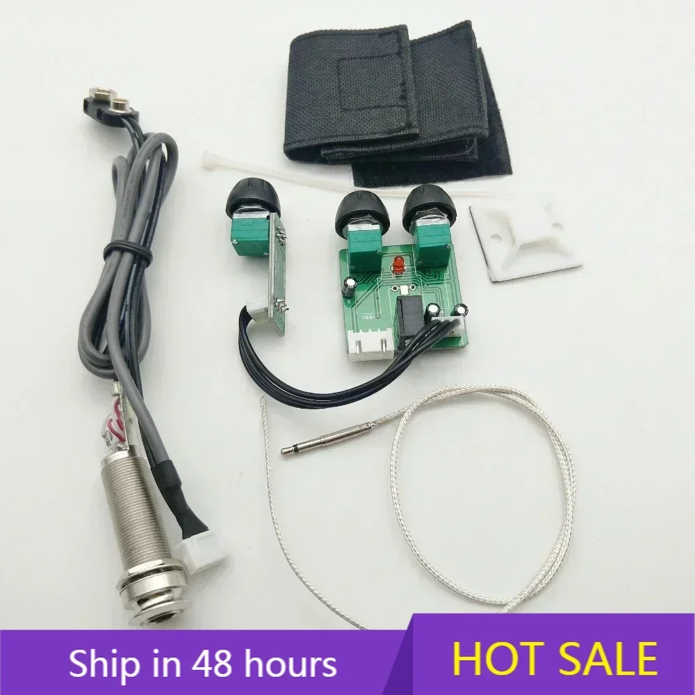 

Магазин H X — активная серебряная система предусилителя звукоснимателя с пьезогитарой для деталей акустической гитары