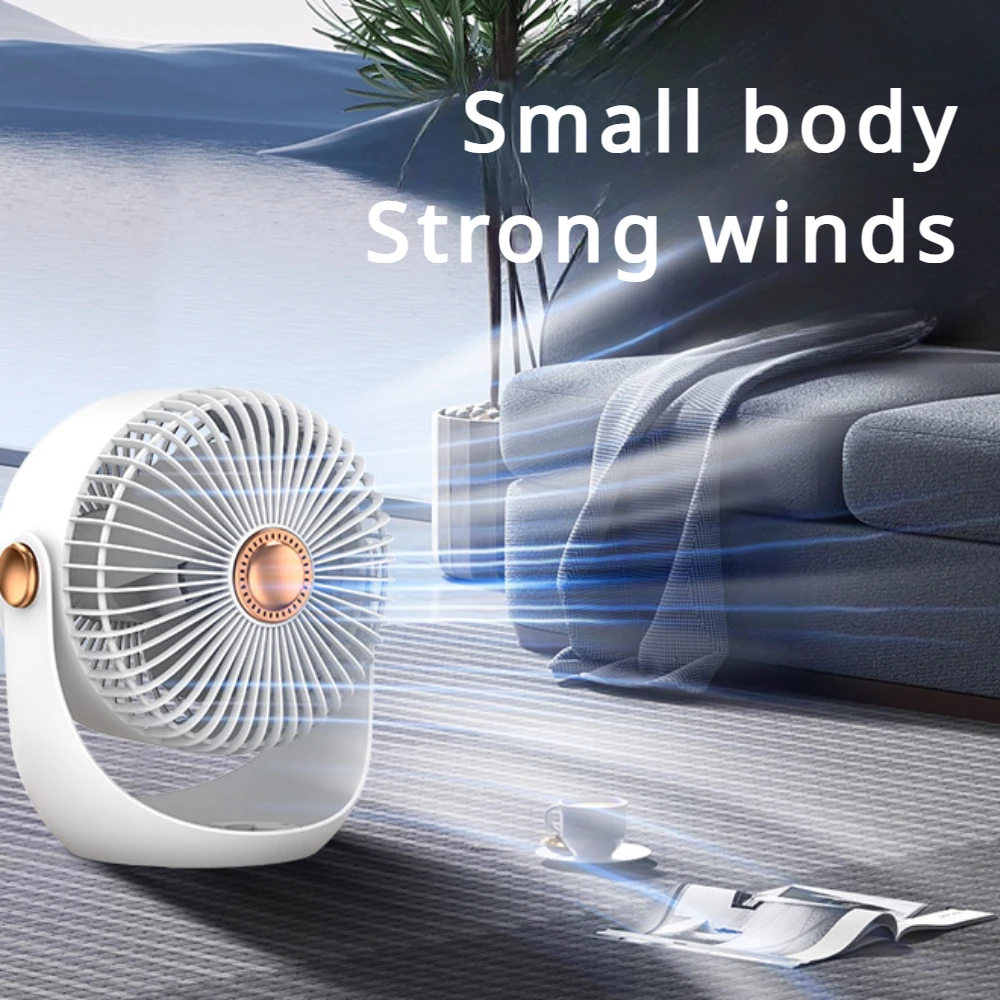 New Hanging Fan Silent Ceiling Fan Ventilator  Air Cooler USB Charging Fan 360° Rotating Summer Office Bedroom Dormitory Outdoor