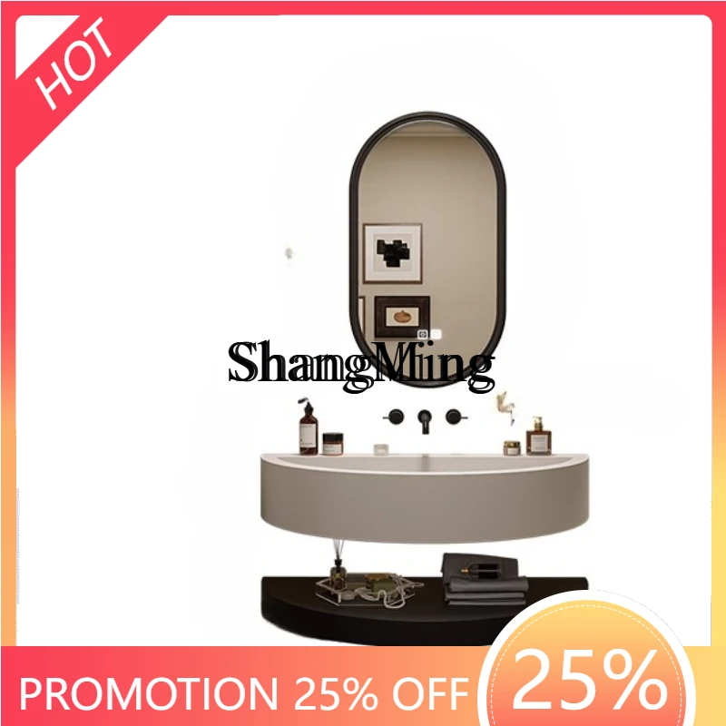 

FG красивая минималистичная встроенная раковина специальной формы, шкаф для ванной комнаты, изогнутый умывальник для умывальника