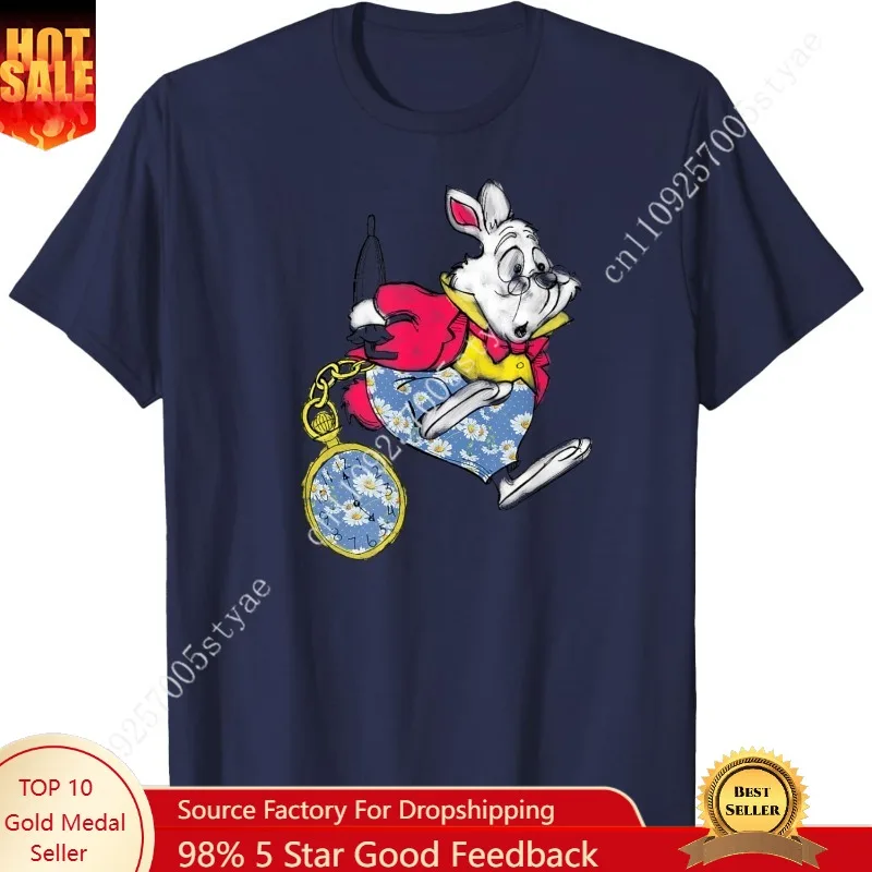 

Alice in Wonderland - in Wonderland Late White Rabbit T-Shirt