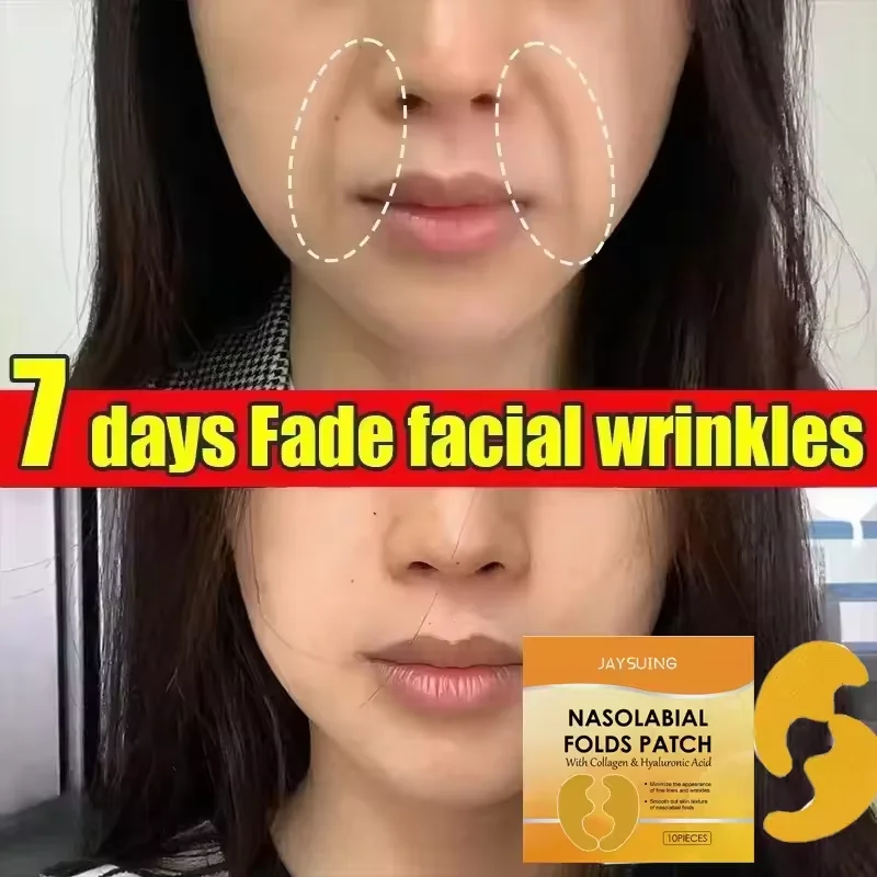 

Wrinkle Removal Patch Hyaluronic Nasolabial Folds Face Lifting Sticker Firming Forehead Fine Lines Gel Anti-Aging Collagen Mask