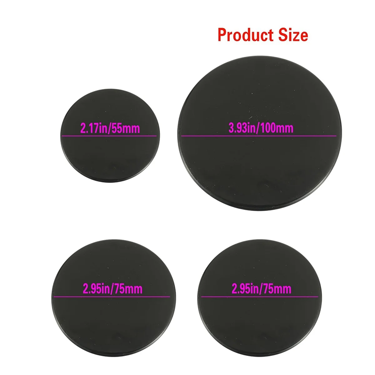 AT77 8 PCS Cooker Hat Set Oven Gas Hob Burner Crown Flame Cap Replacement Kit Fits Most Gas Stove Burners Head