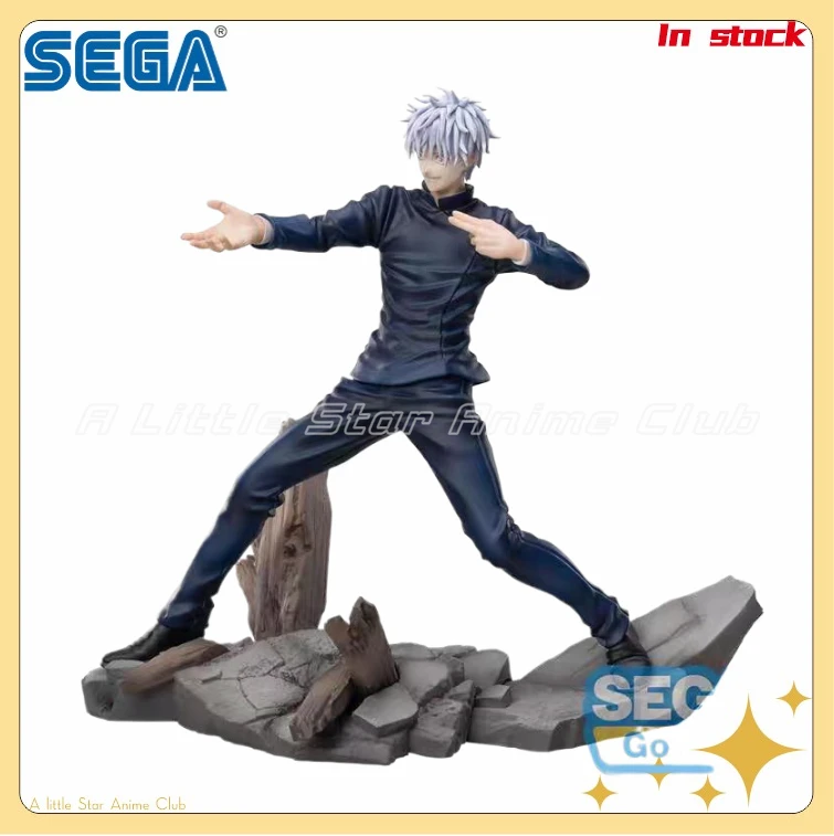 

In Stock Original SEGA Luminasta Jujutsukaisen Satoru Gojo Fierce Battle Anime Figure Model Collection Gift Toys