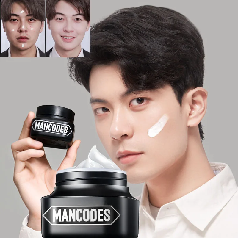 

Men's Special Makeup Cream Moisturizing Cream To Brighten Skin Tone Conceal Blemishes Remove Cuticles and Shrink Pores 50g