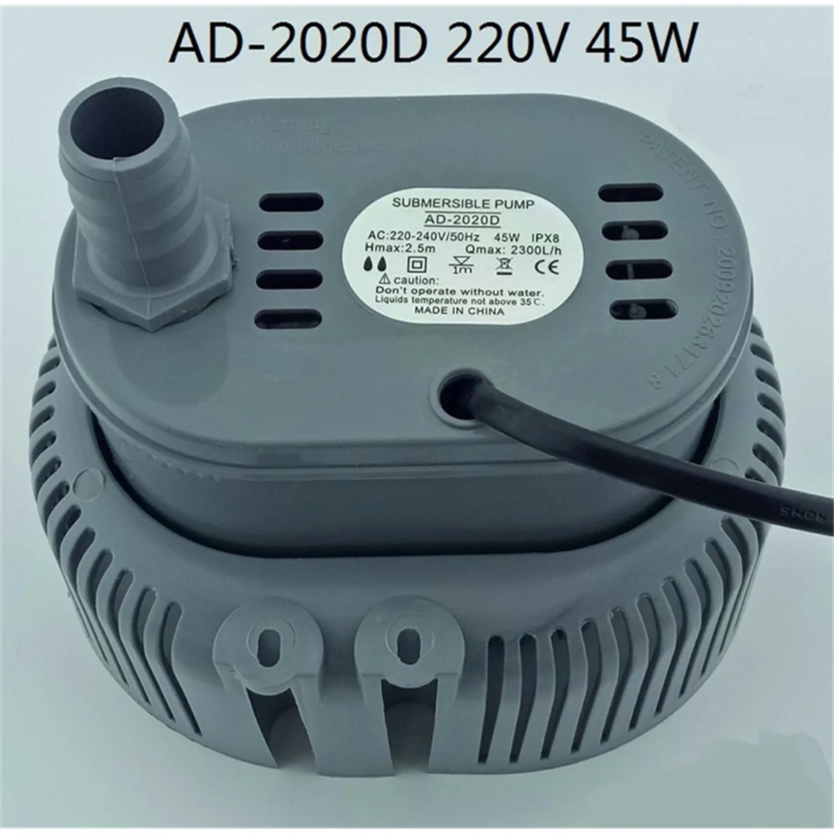 

SSR 220V Environmental Protection Air Conditioning Dedicated Water Pump 45W Evaporative Industrial Air Cooler Drainage Pump